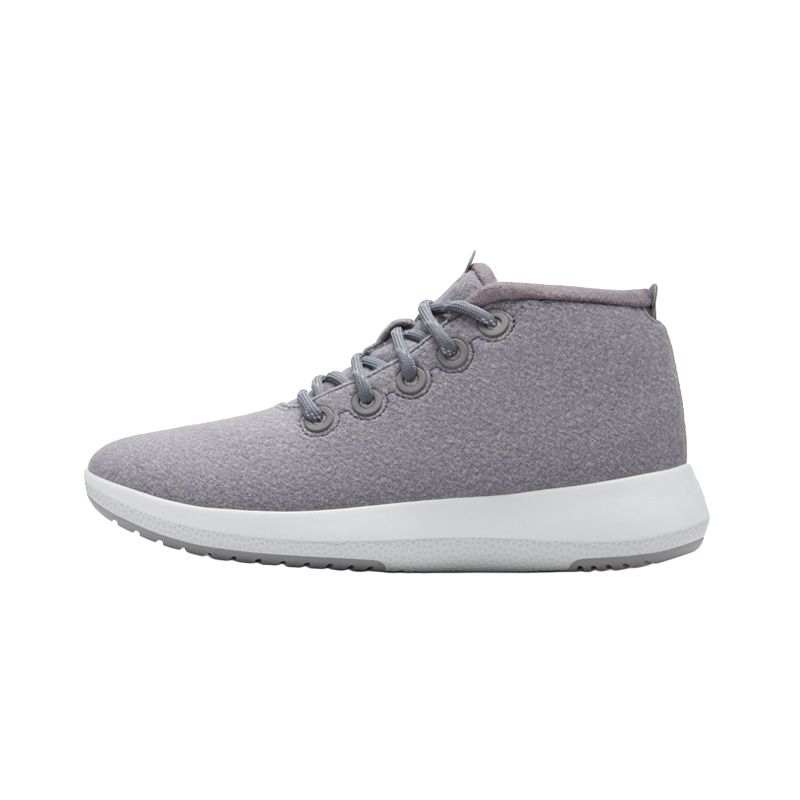 Allbirds Wool Runner Mizzles Slip Resistant Abrasion Resistant Mid top Casual Shoes Men's Medium Gray