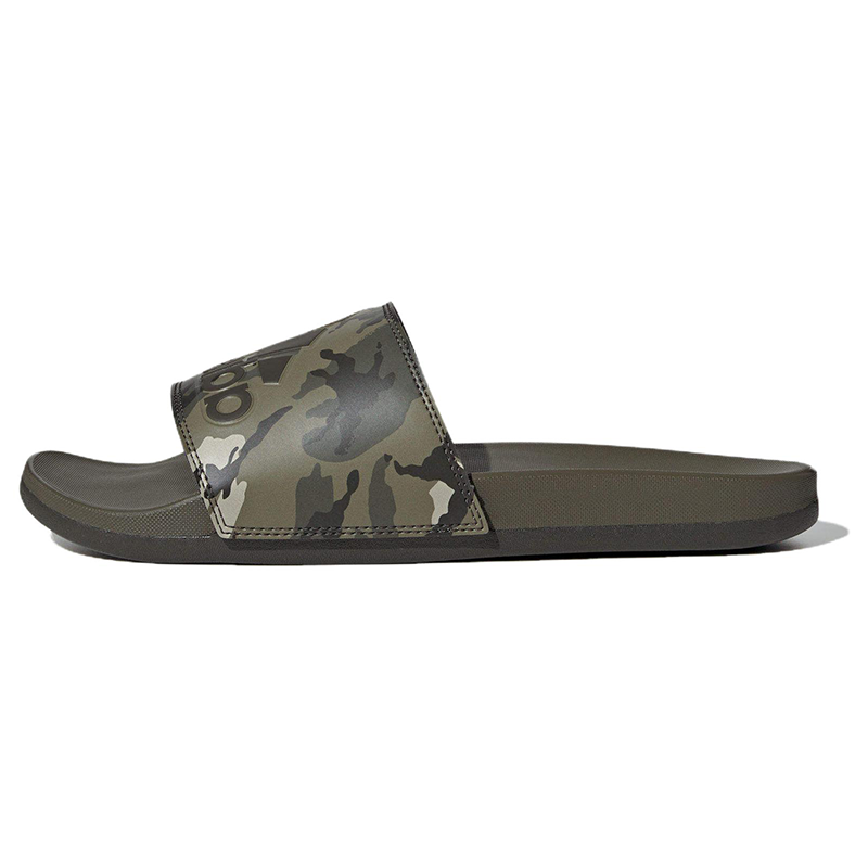 Adidas Adidas Adilette Comfort Slides Olive Strata Shadow Olive Putty Grey