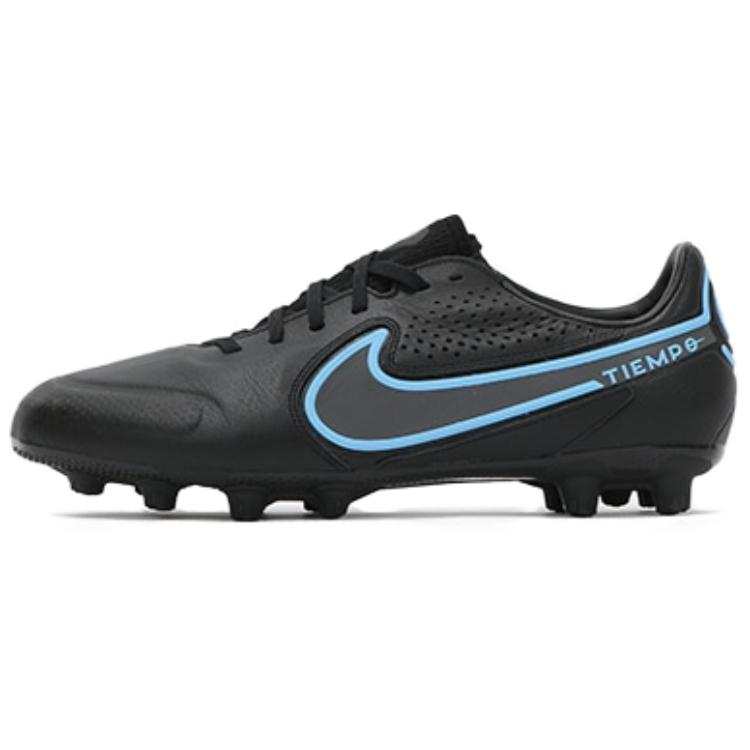 Nike Nike Tiempo Legend 9 HG Hard Ground Natural Grass Slip Resistant Abrasion Resistant Soccer Shoes Men's Black