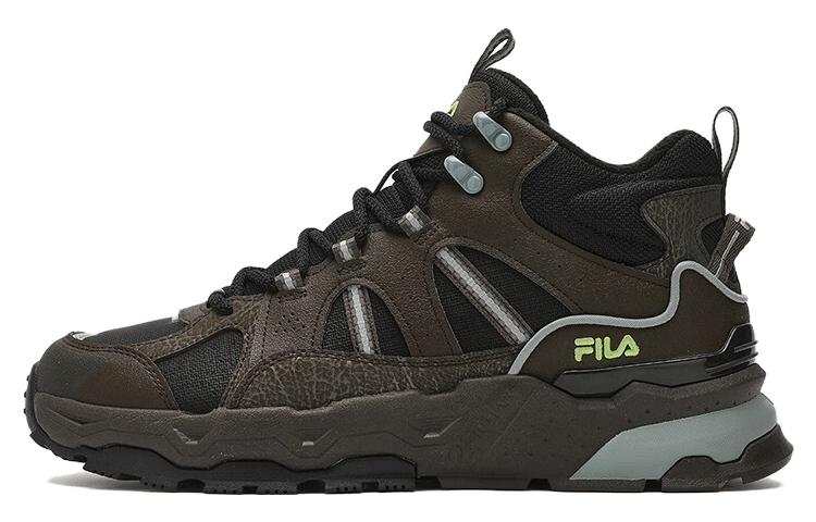 FILA High Top Retro Shoes 'Black Brown'