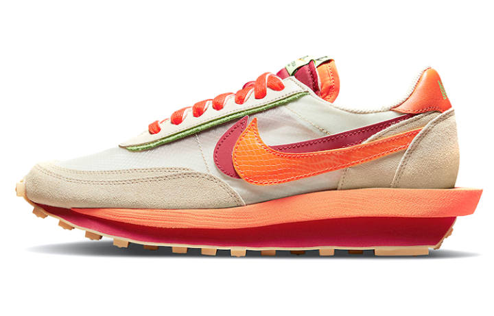 Nike Nike X Sacai X Clot LDWaffle 'Net Orange Blaze'