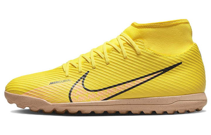 Nike Nike Mercurial Superfly 9 Soccer Shoes Men's Mid Top Yellow/Black/Pink