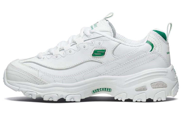Skechers DLites White Green Women's