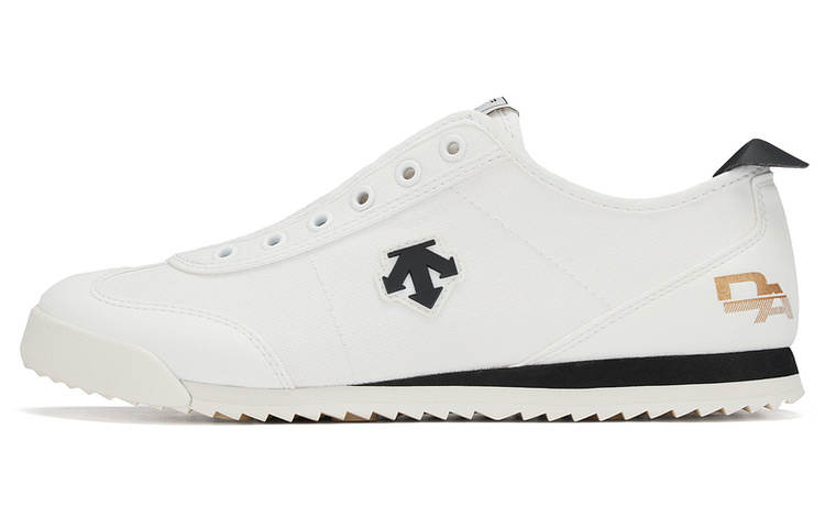 DESCENTE Chron Canvas Low top Casual Shoes Unisex Black White