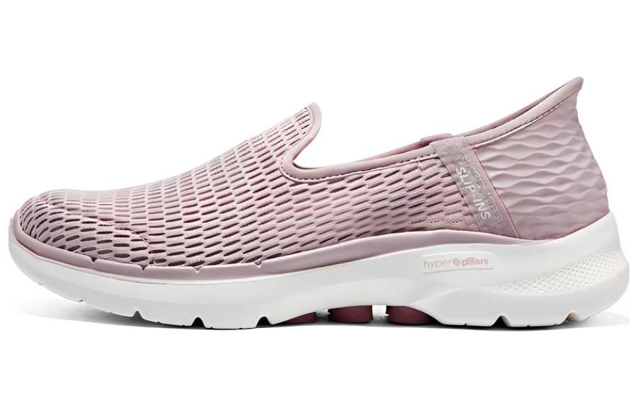 Skechers Go Walk 6 Slip Ins Shoes 'Pink White' Women's