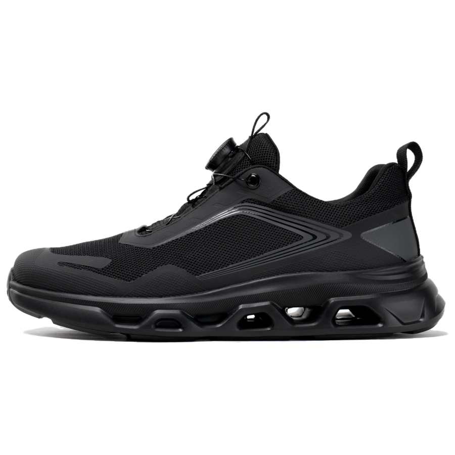 ZHENGDANNU Cushioning Abrasion Resistant Slip Resistant Low top Casual Shoes Men's Black