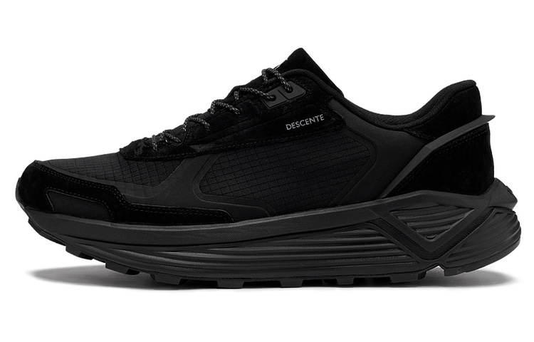 DESCENTE Dualis Fabric Slip Resistant Slip Resistant Low top Casual Shoes Men's Black