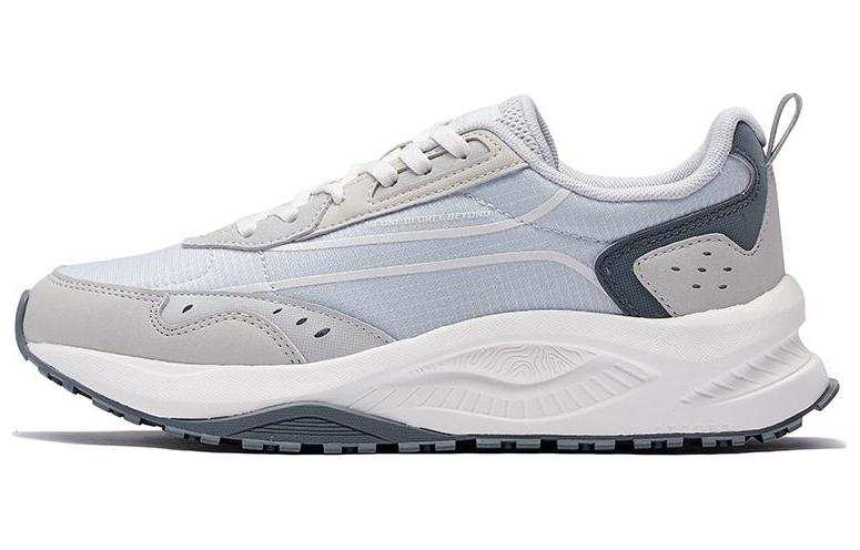 361° Slip Resistant Abrasion Resistant Slip Resistant Abrasion Resistant Low top Sports Casual Shoes Women's Gray White