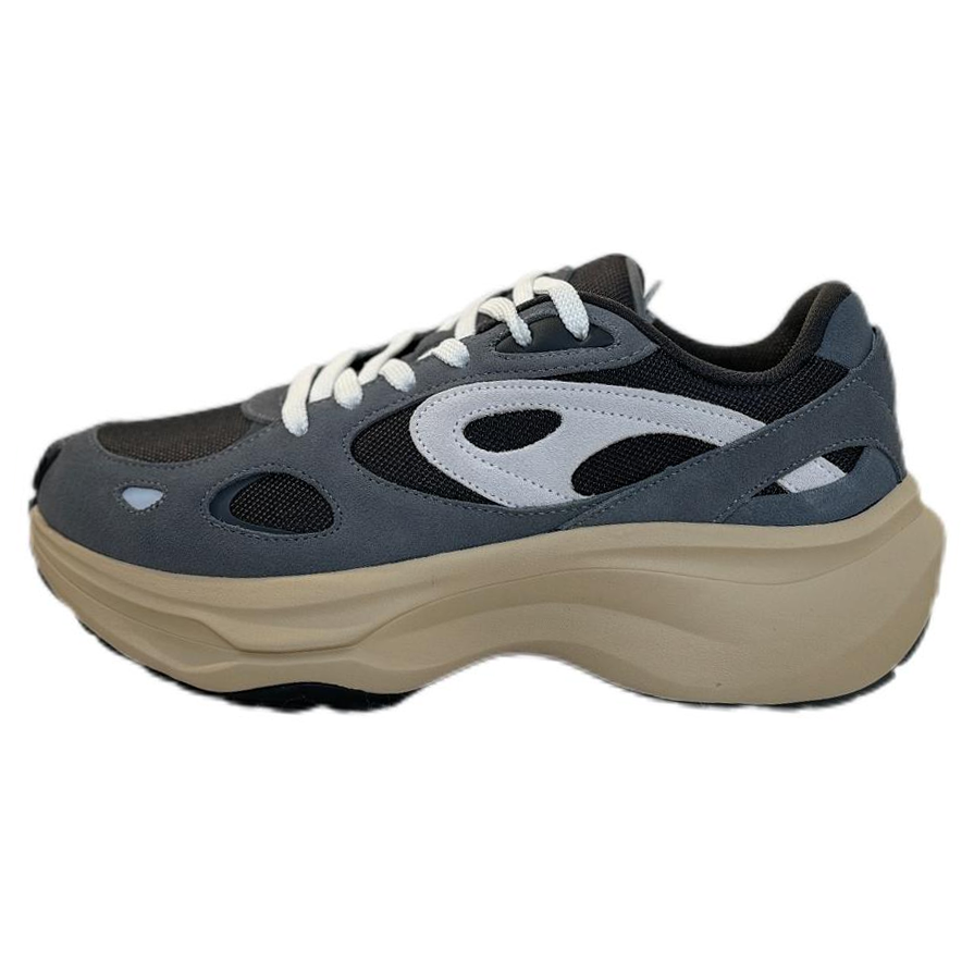 ANTA SNEAKERVERSE Slip Resistant Abrasion Resistant Low top Casual Shoes Men's Gray White
