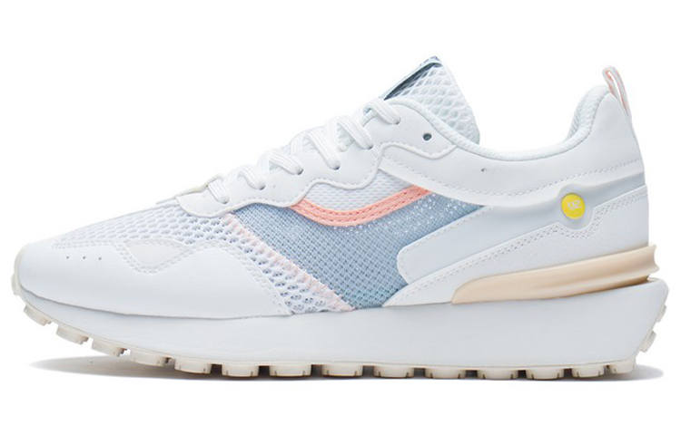 Li-Ning Li Ning Fangyuan Classic Low top Sports Casual Shoes Women's White Blue