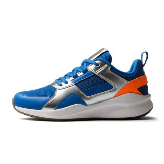 Snow Know The Answer (SKTA) Snow Know The Answer SKTA Cushioning, Wear Resistant Low top Casual Shoes Men's Blue Silver