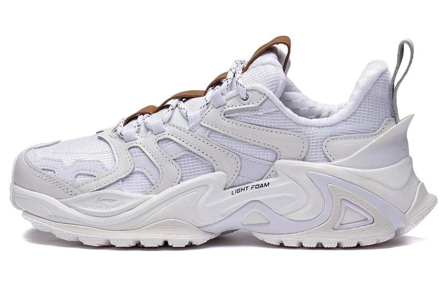Li-Ning Li Ning Textile, Synthetic Leather Low top Casual Shoes Women's