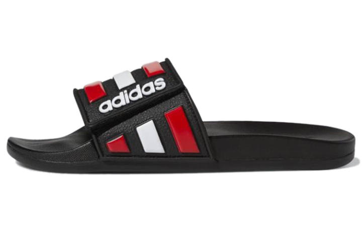 Adidas Adidas Adilette Comfort Adjustable Slide 'Black Vivid Red White'