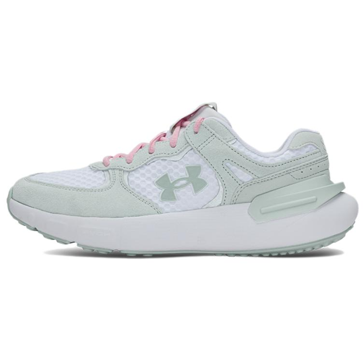 Under Armour Abrasion Resistant Coverage Low top Casual Shoes Unisex White Green