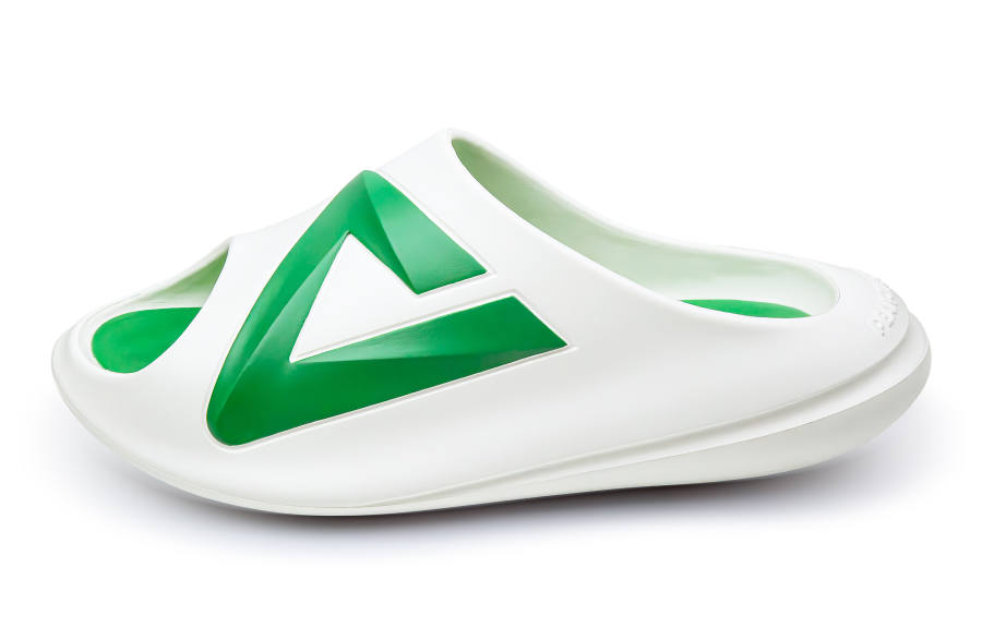 PEAK PEAK Slide Slippers Unisex White Green