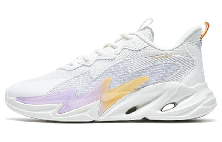 XTEP Lightning Casual Shoes Women's Low Top Sail White/Light Purple