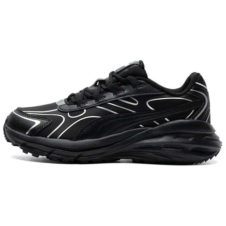 PUMA Hypnotic LS Abrupt Low top Casual Shoes Unisex Black Silver