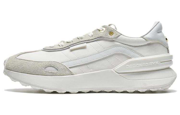 XTEP Shaolin Collection Slip Resistant Abrasion Resistant Low top Sports Casual Shoes Men's Sail White
