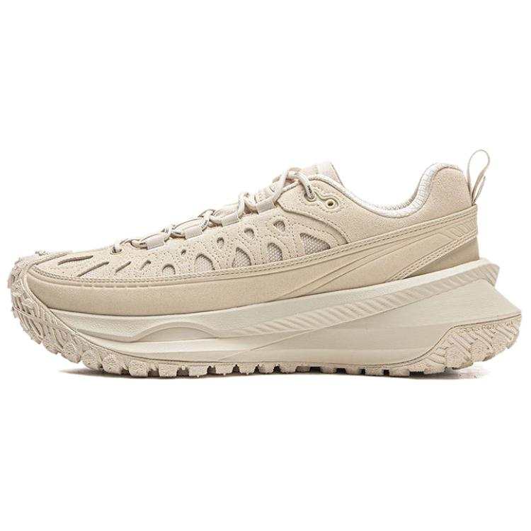 Li-Ning Li Ning Synthetic Leather, Split Cow Leather Abrasion Resistant Breathable Low top Casual Shoes Unisex
