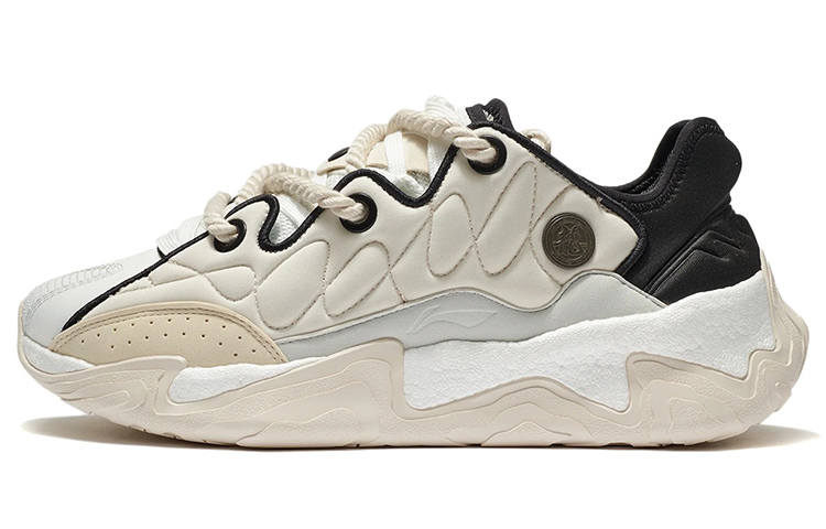 Li-Ning Li Ning Jackie Chan Collection Casual Shoes Men's Low Top Eggnog Gray/Ivory/Coin Gray
