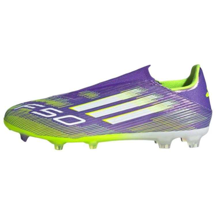 Adidas Adidas Adizero F50 League Laceless Fg Mg 'Purple Rush Lucid Lemon'