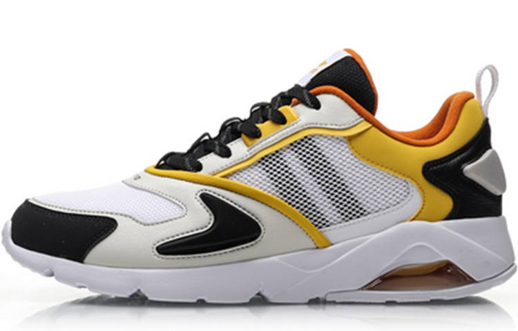 Li-Ning Li Ning Mesh Classic Cushioning Slip Resistant Low top Casual Shoes Men's Black White