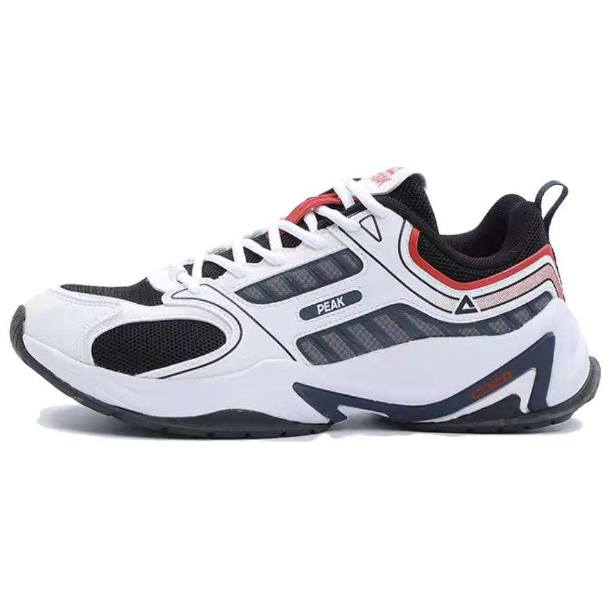 PEAK Lightweight Height Increasing Low top Casual Shoes Men's White Black