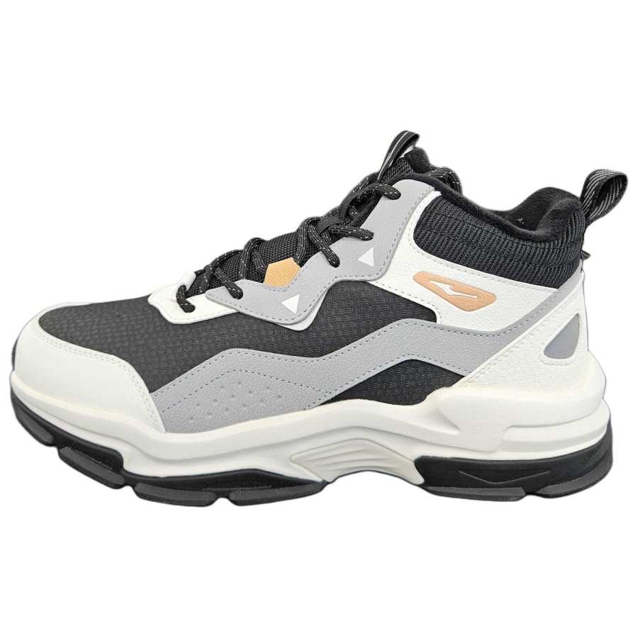 Erke Fleece Lined, Minimalist Style, Comfortable Slip Resistant Thermal Height Increasing High top Casual Shoes Men's