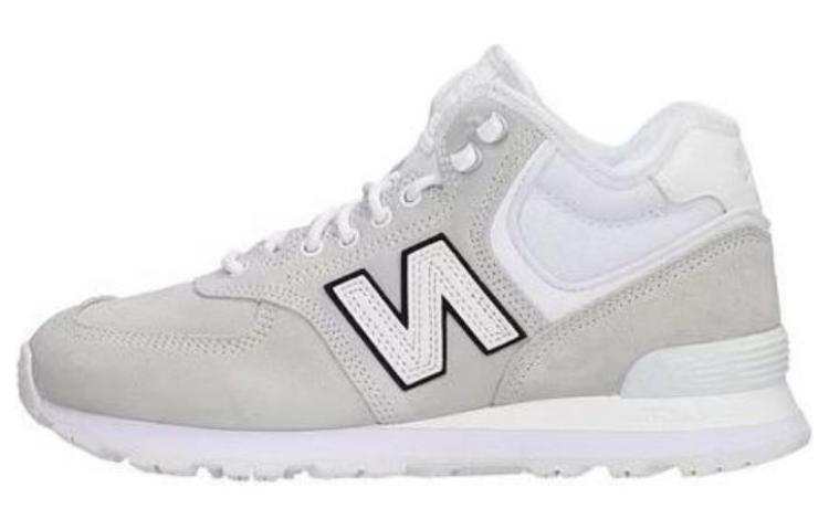 New Balance New Balance NB 574 Abrasion Resistant Breathable Low top Casual Shoes Men's Gray White