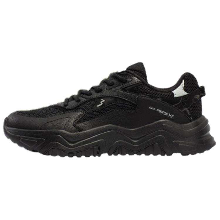 361° Cushioning Abrasion Resistant Cushioning, Wear Resistant Low top Casual Shoes Men's Black