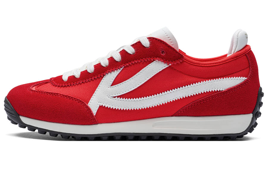 Kappa K Breeze Coverage Abrasion Resistant Lightweight Breathable Slip Resistant Low top Casual Shoes Women's Red
