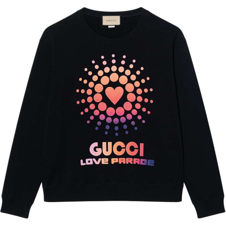 GUCCI GUCCI Logo Printed Crewneck Sweatshirt