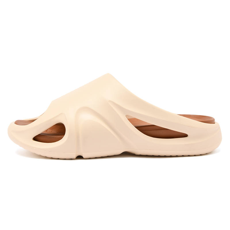 Jeep EVA Abrasion Resistant Slide Slippers Men's Khaki Brown