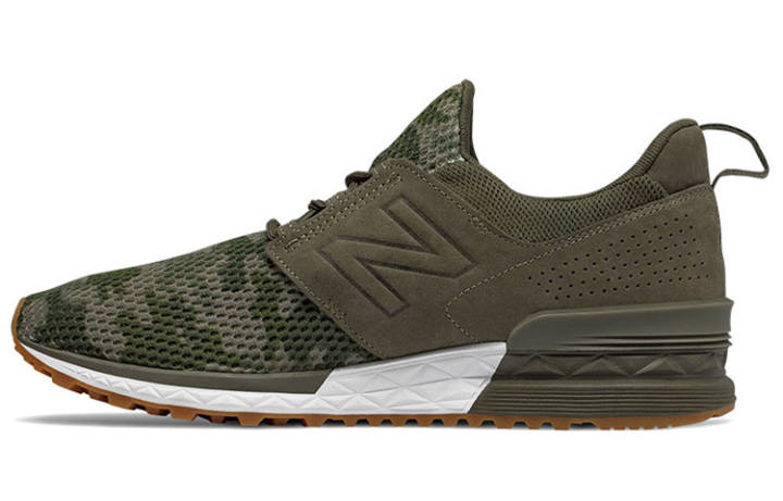 New Balance New Balance 574 Green Camo White