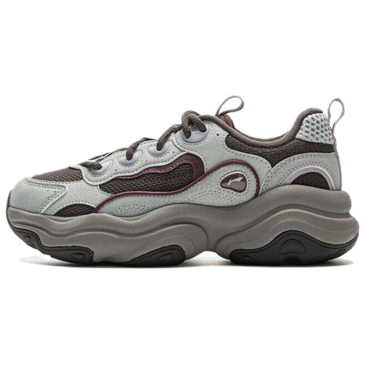 Li-Ning Li Ning Honey 2 Cushioning Slip Resistant Abrasion Resistant Support Low top Casual Shoes Women's Taupe
