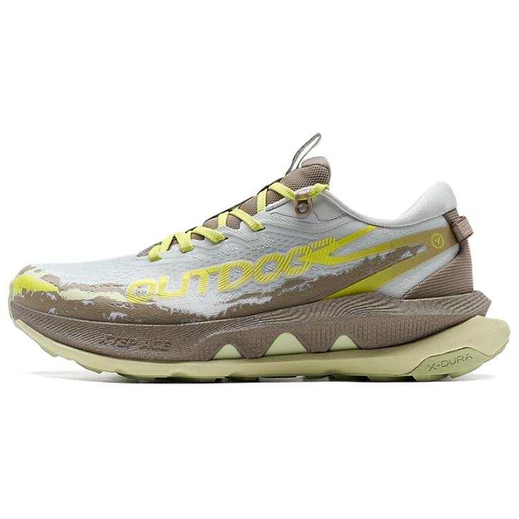 XTEP Abrasion Resistant Coverage Rebound Low top Casual Shoes Men's Gray Brown Green