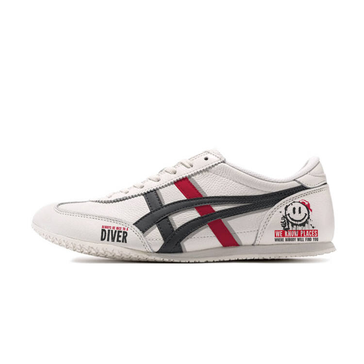 Onitsuka Tiger Machu Racer Low top Casual Shoes Unisex Beige