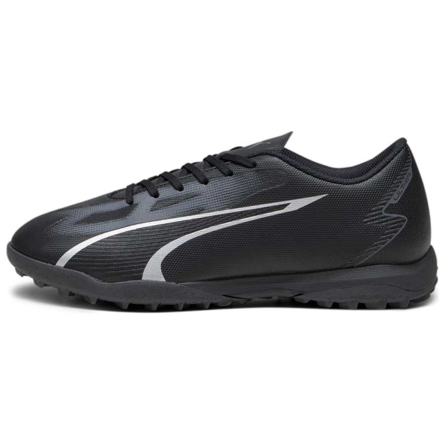 PUMA Ultra Play Comfortable And Lightweight TT Turf Artificial Turf Soccer Shoes Men's Black White