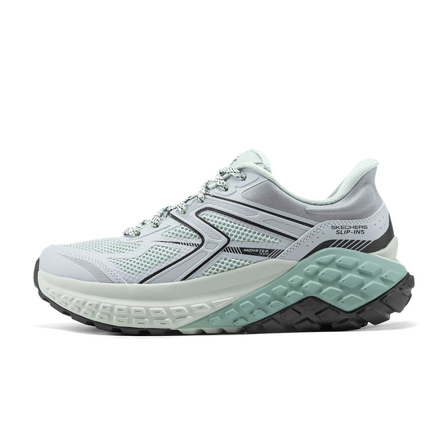 Skechers Monster Comfortable Abrasion Resistant Low top Casual Shoes Men's Teal