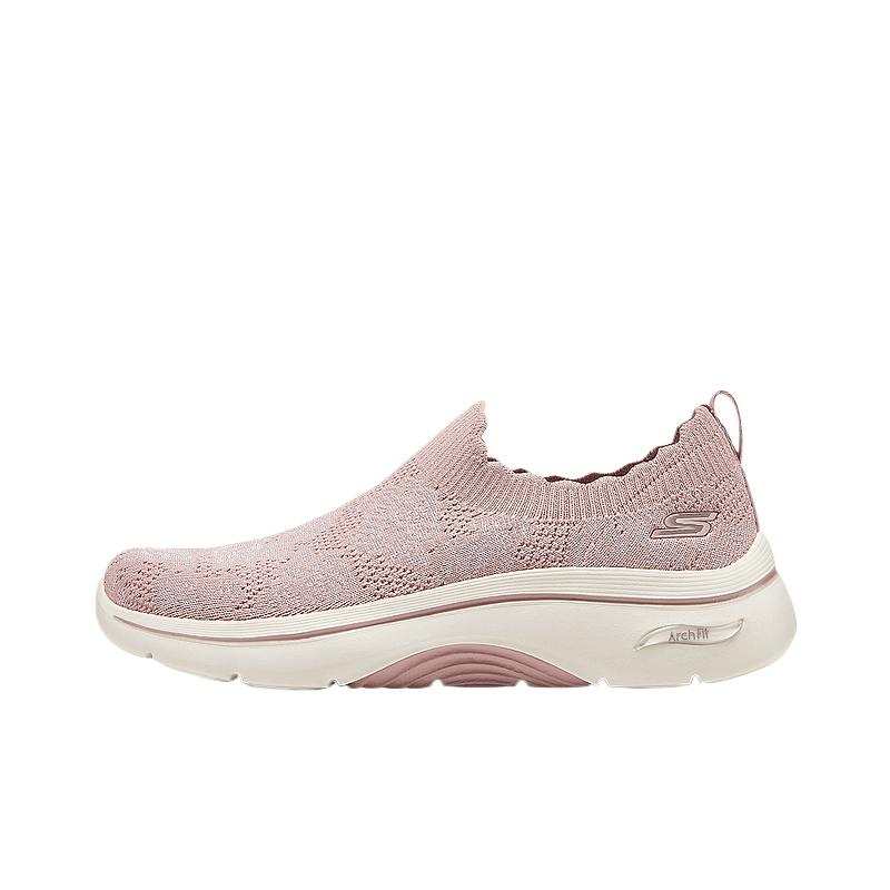 Skechers GO Walk Arch Fit 2.0 Comfortable Low top Casual Shoes Women's Pink
