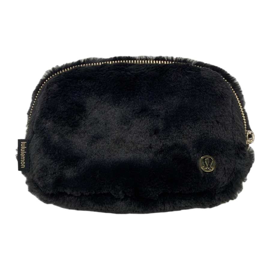 Lululemon Everywhere Faux Fur Fanny Pack Unisex Black