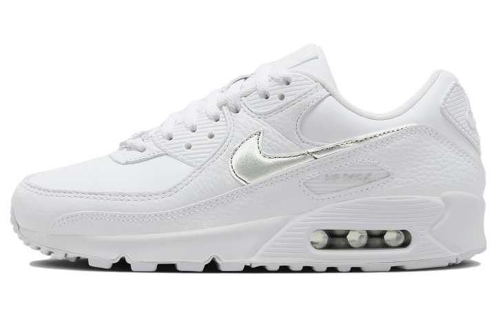 Nike Nike Air Max 90 'White Metallic Silver' Women's