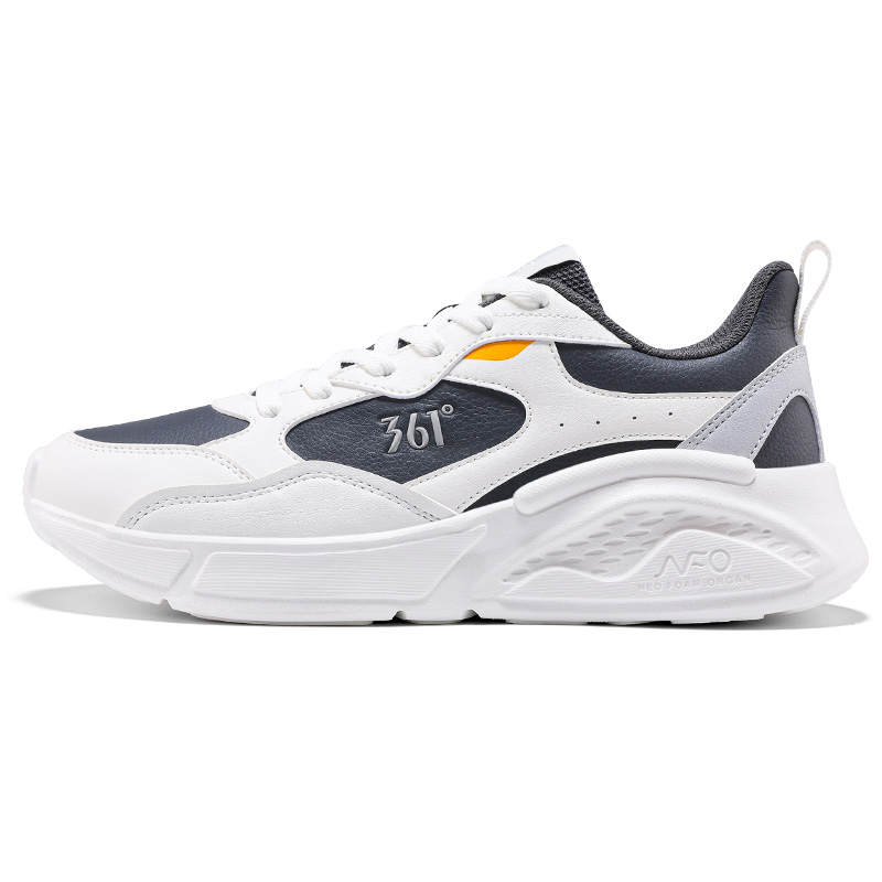 361° Low top Casual Shoes Men's Feather White Smoke Gray