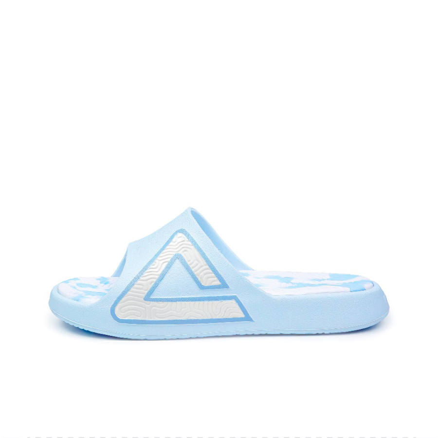 PEAK Tai Ji1.0 Slip Resistant Abrasion Resistant Slip Resistant Abrasion Resistant Slide Slippers Unisex Blue White