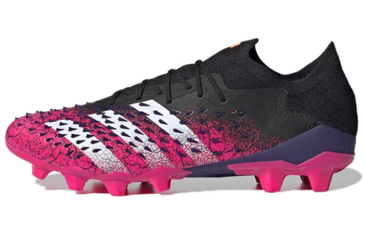 Adidas Adidas Predator Freak.1 Low Abrasion Resistant Soccer Shoes Men's Black Purple
