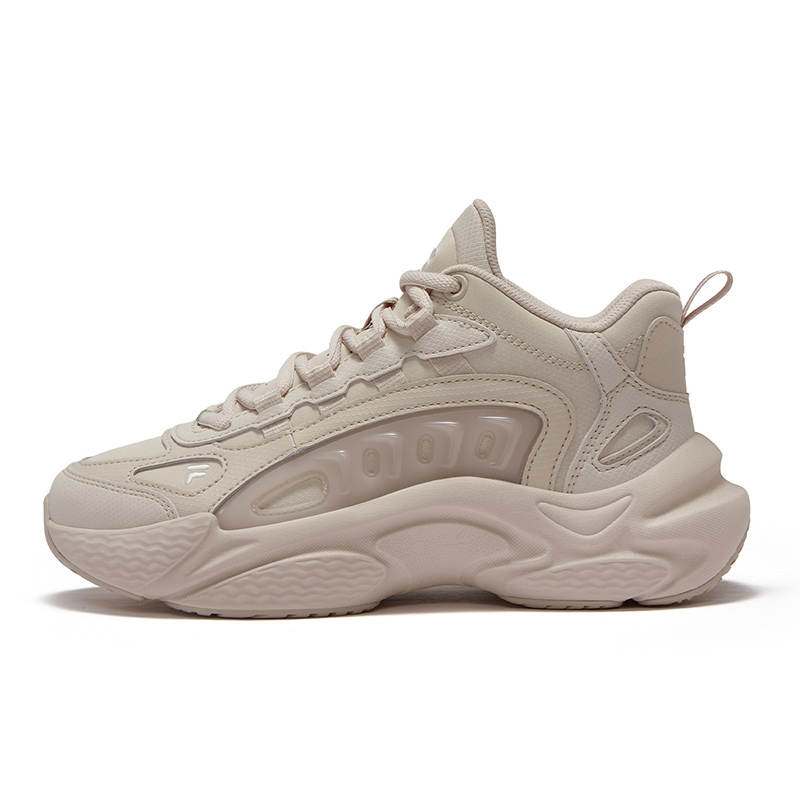 FILA FUSION SKY TRAIL DX Fishbone Head Abrasion Resistant Abrasion Resistant Low top Casual Shoes Women's Beige