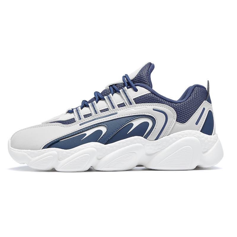 Erke Sweetheart 2.0 Fabric Cushioning Slip Resistant Breathable Low top Casual Shoes Men's Blue White