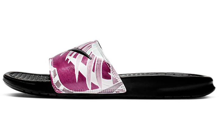 Nike Nike Benassi Jdi Print 'Black Active Fuchsia' Women's