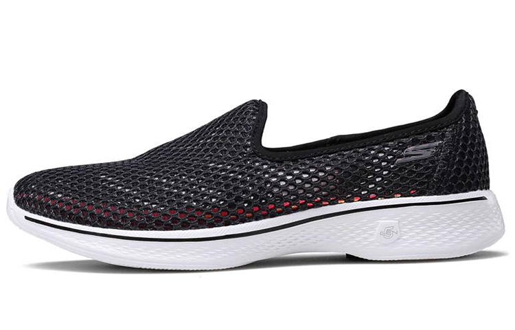 Skechers Go Walk 4 Casual Shoes Women's Low Top Black/White
