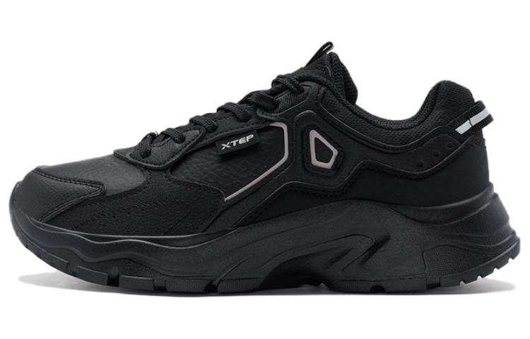 XTEP Cushioning, Wear Resistant Low top Casual Shoes Women's Black